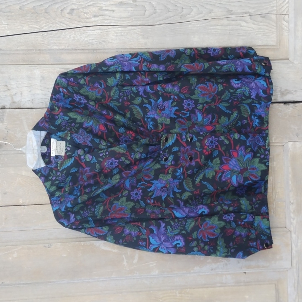 Vintage Floral Blouse